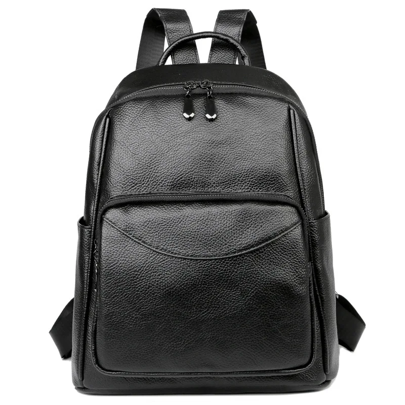 

2020 New Fashion Women Backpacks Vintage High Quality Pu Leather Female Ladies Bag Korean Student Backpack Preppy Style Bag