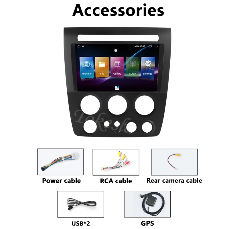 tokesla car radio android for hummer h3 video 2 din dvd automotivo central multimedia player gps navigation screen receiver 5g free global shipping