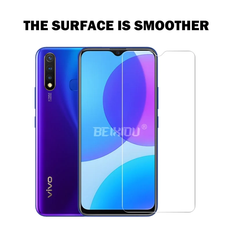 2 шт Полное закаленное стекло для vivo U3 защита экрана 2.5D 9h защитная пленка|Защитные
