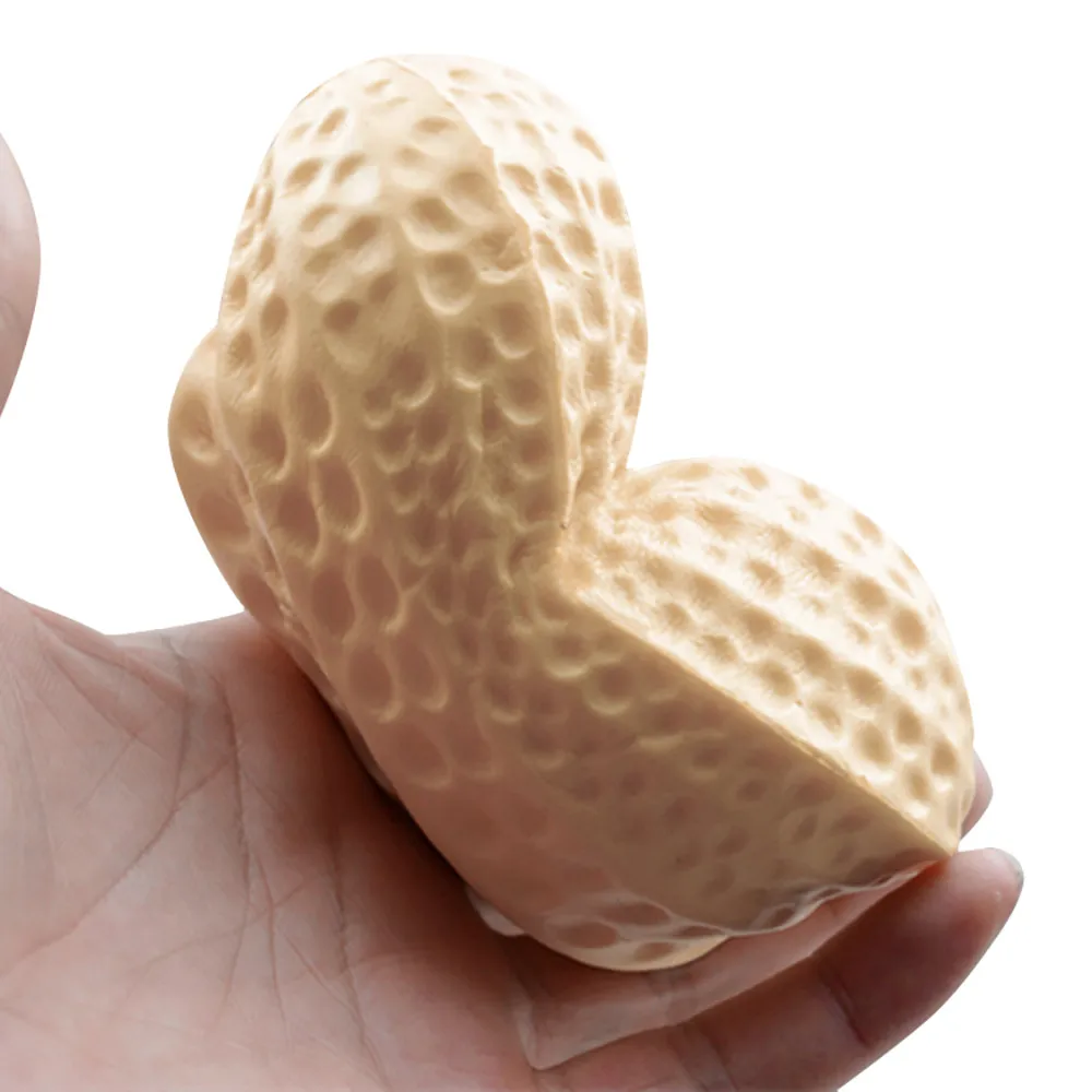 

1 Colors Squishy Peanut Slow Rising Squeeze Phone Straps Ballchains Decompression Squeeze Toys AntiStress Ball to Kids Adults
