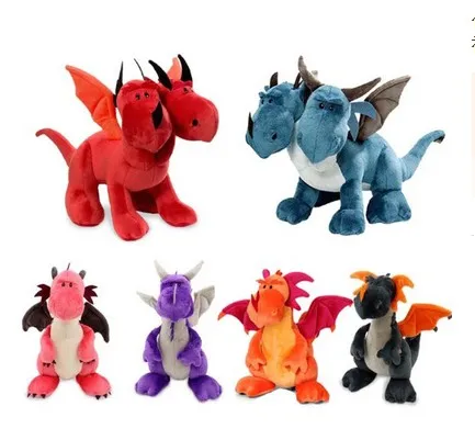 Новое поступление 35 см динозавр двухсторонние Животные Мягкие плюшевые куклы