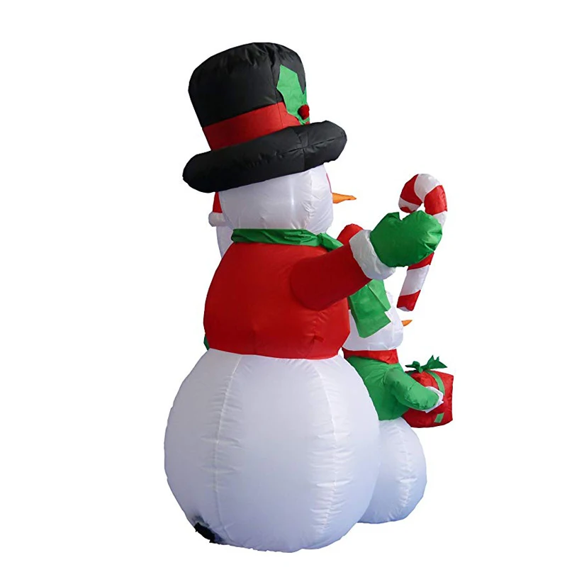 Надувной Рождественский Декор гигантский надувной снеговик семейный милый