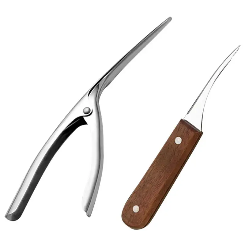 

2 шт., кожуры для креветок из нержавеющей стали