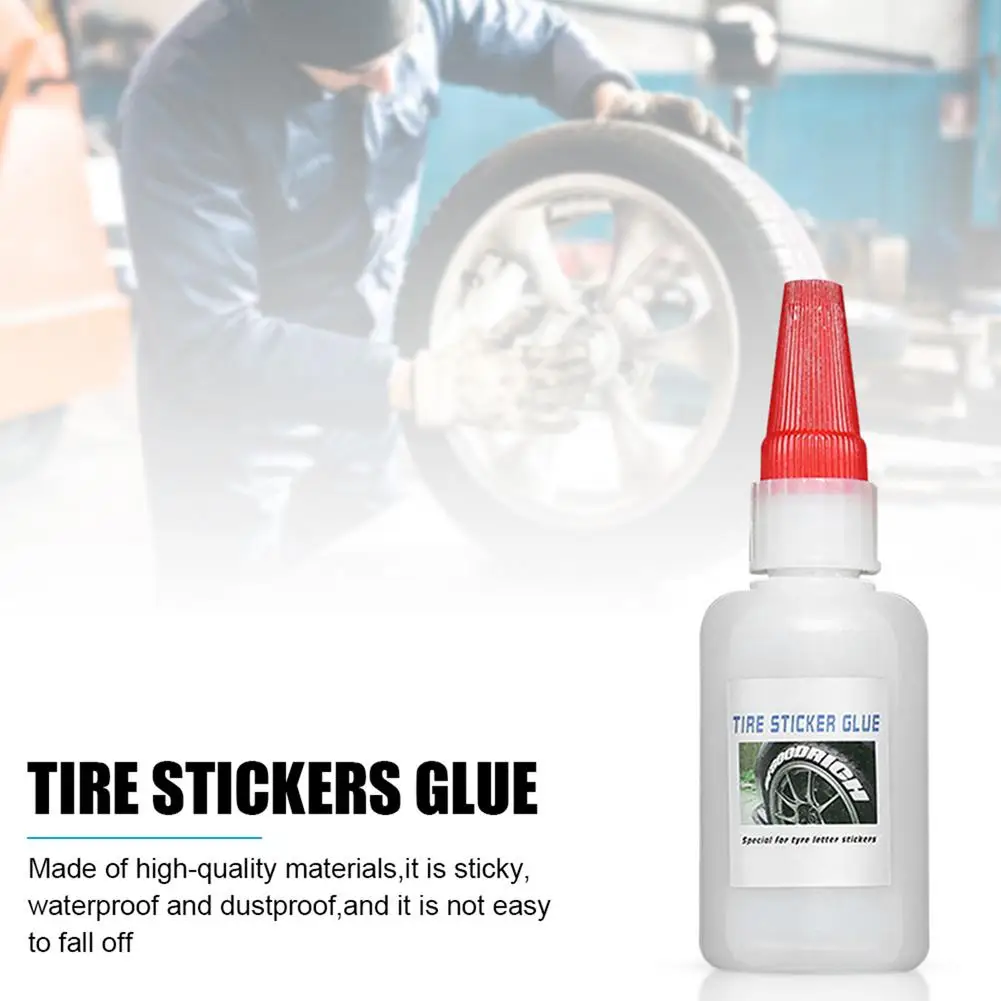 40 мл стикер для автомобильных шин клей резиновая шина 3D буквы s специальный