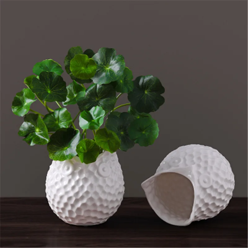 

Modern Simple Abstraction Owl Simulation Hydrocotyle Vulgaris Flower Pot Decoration Creative Living Room Vase Ornaments X2493