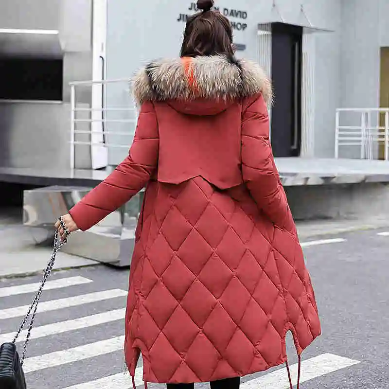 

Nice Hot Vogue Fashion Slim Women Winter Jacket Cotton Padded Warm Thicken Lady Coat Long Coats Parka Womens Jackets