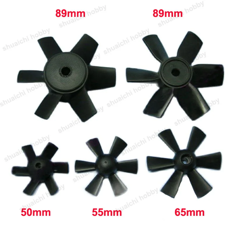 

2 шт. 2,56/1,97/2,17/3,5 дюйма 6-лопастной пропеллер 65 мм 50 мм 55 мм 89 мм CW пластиковые реквизиты Fr RC модель воздуховода самолет воздуховод вентилятор EDF...