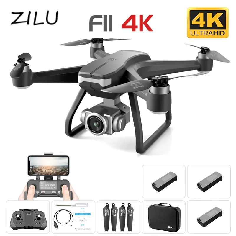 

2021 NEW F11 fessional 4K HD Camera Gimbal Dron Brushless Aerial Photography WIFI FPV GPS Foldable For RC Quadcopter Drones