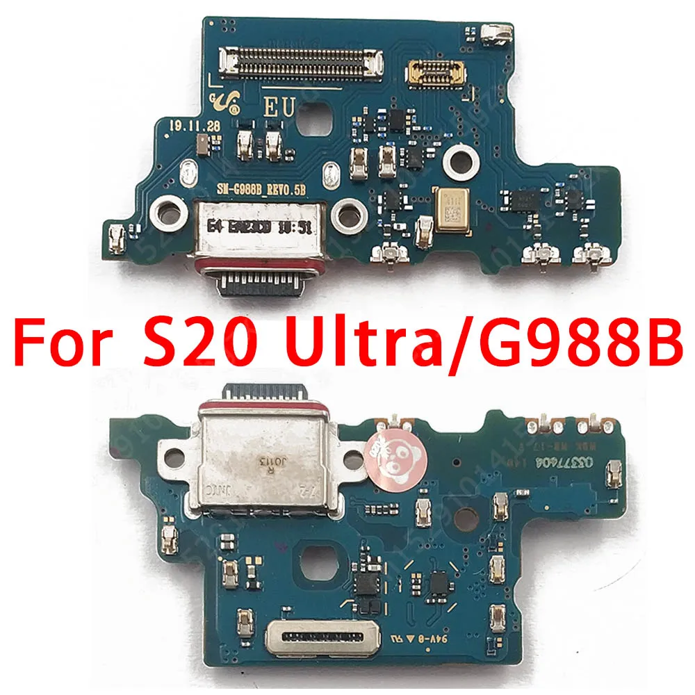 

Оригинальная зарядная Плата USB для Samsung Galaxy S20 Ultra, зарядный порт для G988, разъем PCB, гибкий кабель, запасные части
