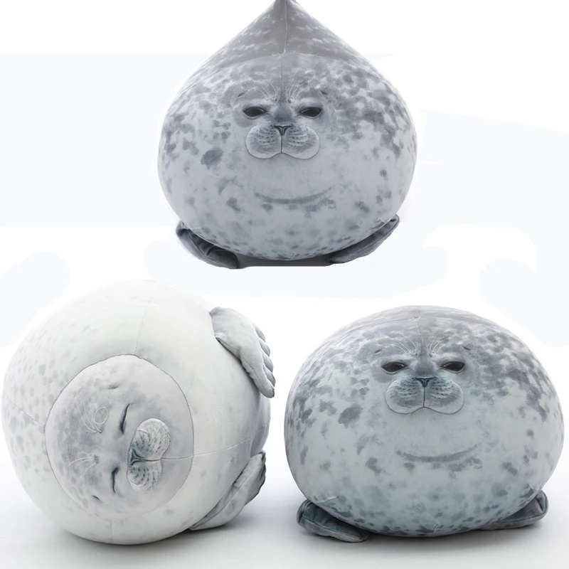 

3D Novelty Cute Sea Lion Plush Toys Throw Pillows Soft Seal Plush Stuffed Housewarming Party Hold Baby pillow cushions