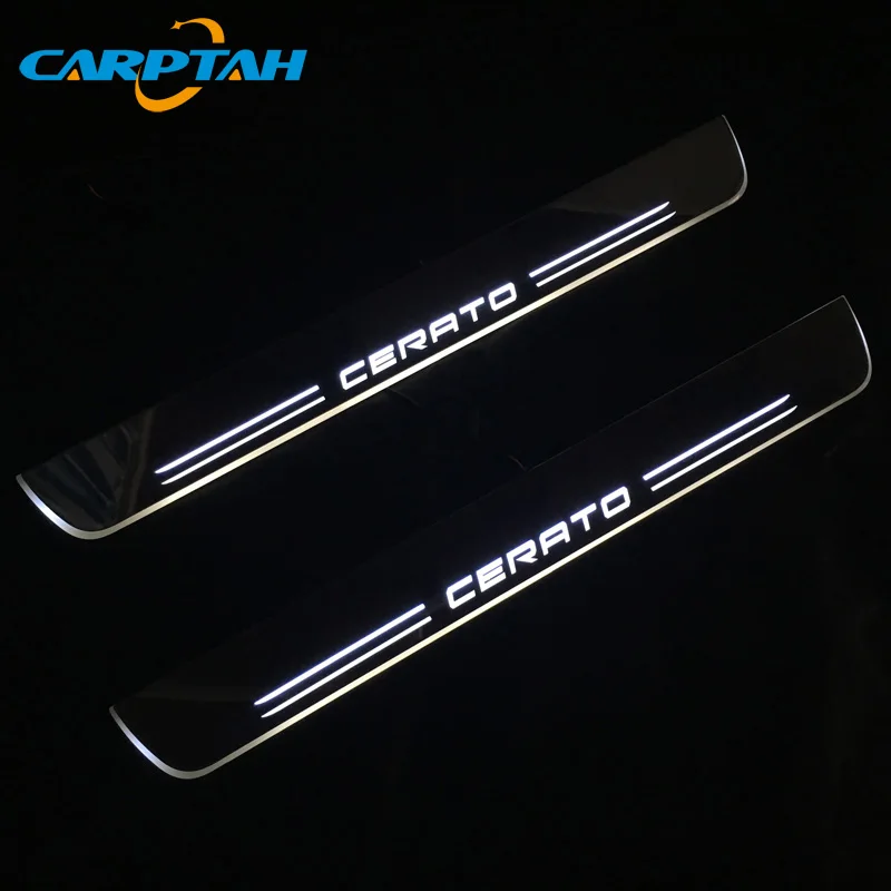 CARPTAH отделкой педаль автомобиля внешние Запчасти светодиодный порога Накладка