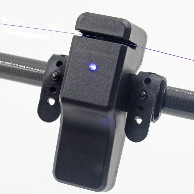 Черный рыболокатор индикатор Рыбалка сигнал укуса Удочка цифровая светодиодная