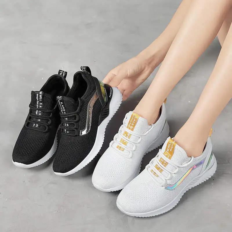 

Coole Women's Sports Shoes Brands Number 6.5 Sneakers Women 2021 Brands Women Platform Sport Shoes Black Running Shoes Tennis