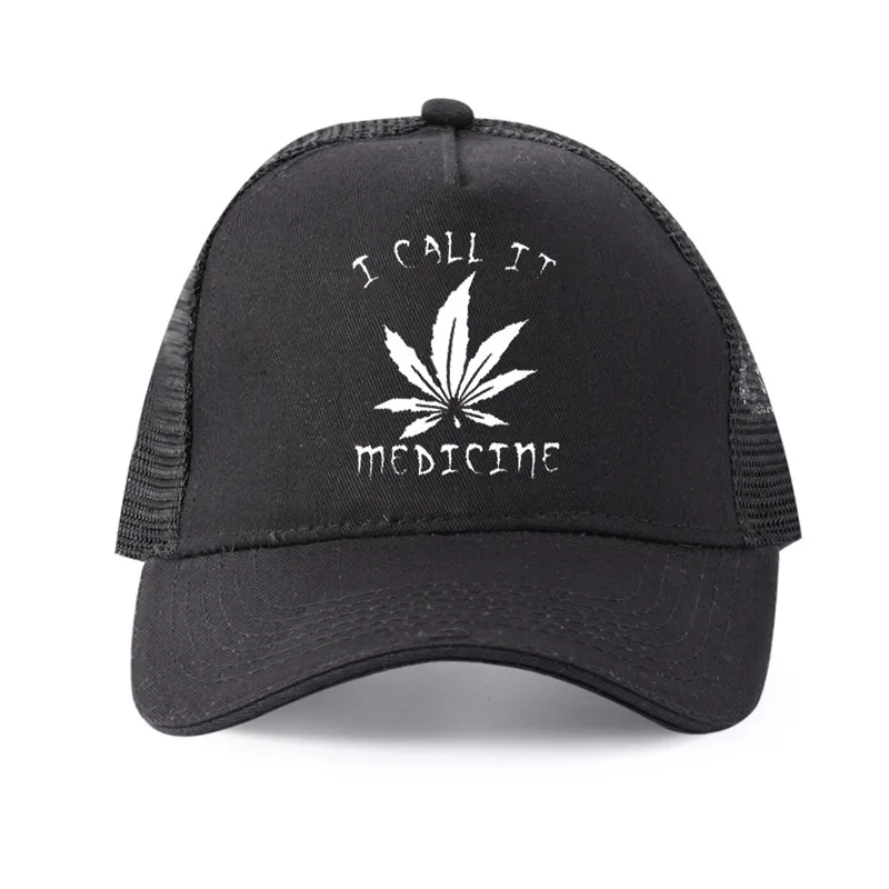 Летняя шляпа Weed I Call It медицинская Женская Мужская бейсболка с узором