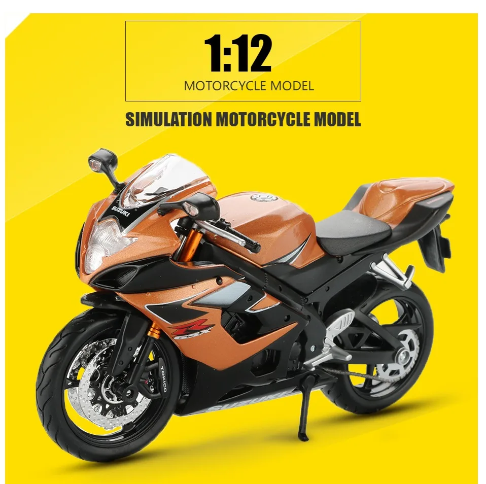 Maisto 1:12 Масштаб Модель мотоцикла Игрушка сплав гоночный автомобиль GSX R1000 модели мотоциклов внедорожные мотоциклы автомобили игрушки для детей