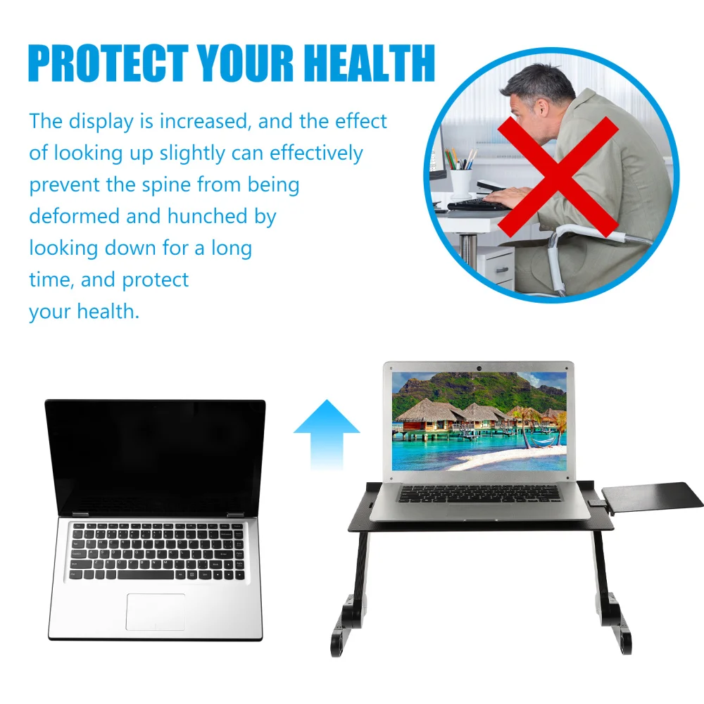 

Aluminium Alloy Laptop Rack Foldable Laptop Heat Sink Practical Laptop Stand