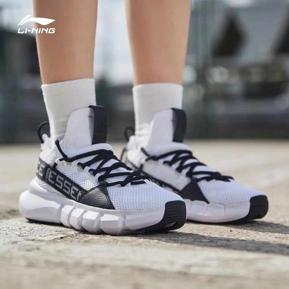 Li-Ning/женские баскетбольные кроссовки на шнуровке; спортивная обувь с дышащей подкладкой; кроссовки; AGBP024 SAMJ19