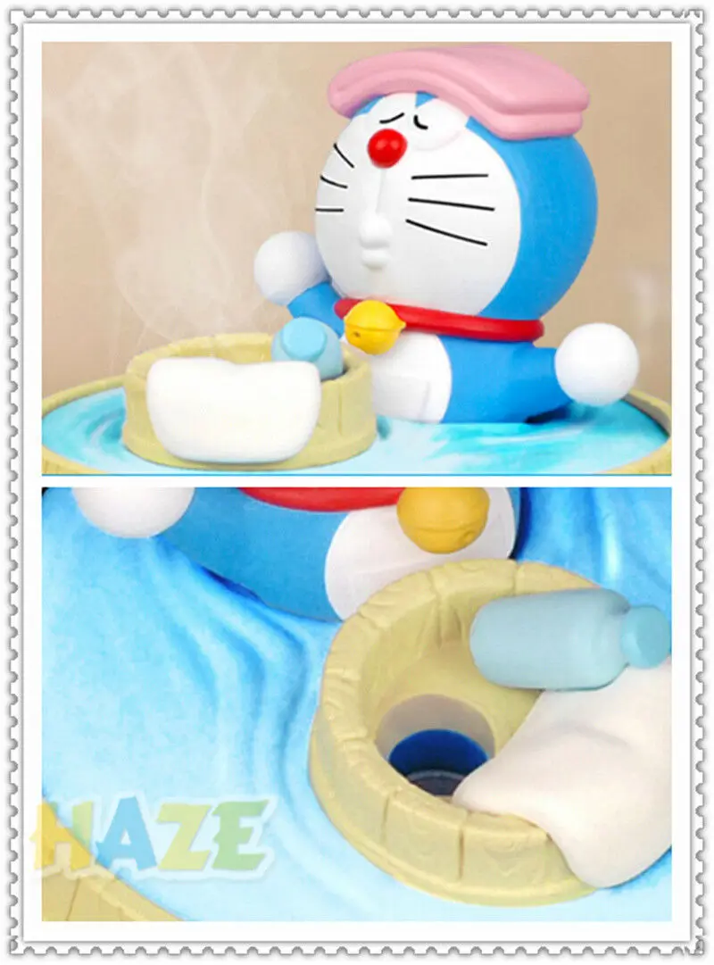 Горячая Аниме Doraemon увлажнитель для ванны робот кошка украшения 9 см ПВХ + ABS