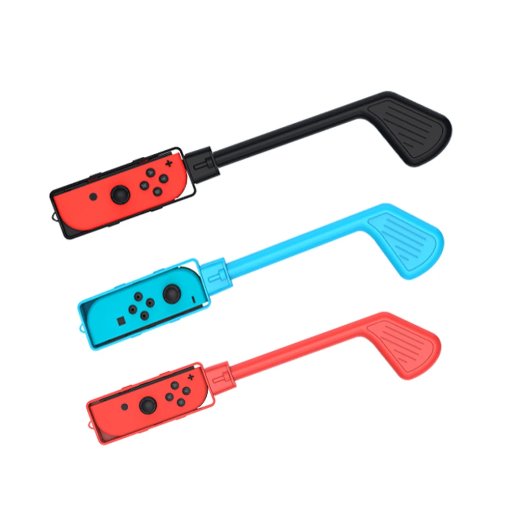 

10pcs For Mario Golf: Super Rush Joy-con Golf Clubs Club Handle Controller For Switch NS Console game Holder Accessories