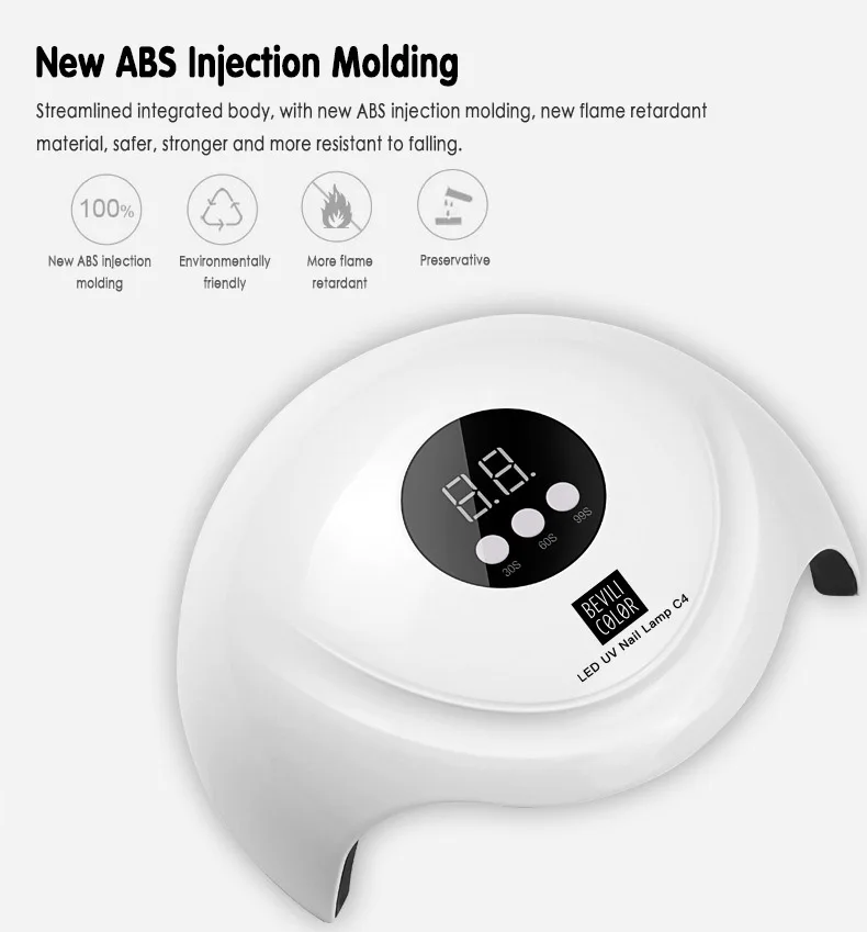 Маникюрная лампа 36 Вт 12 светодиодных ламп для ногтей лак УФ и светодиодной лампы