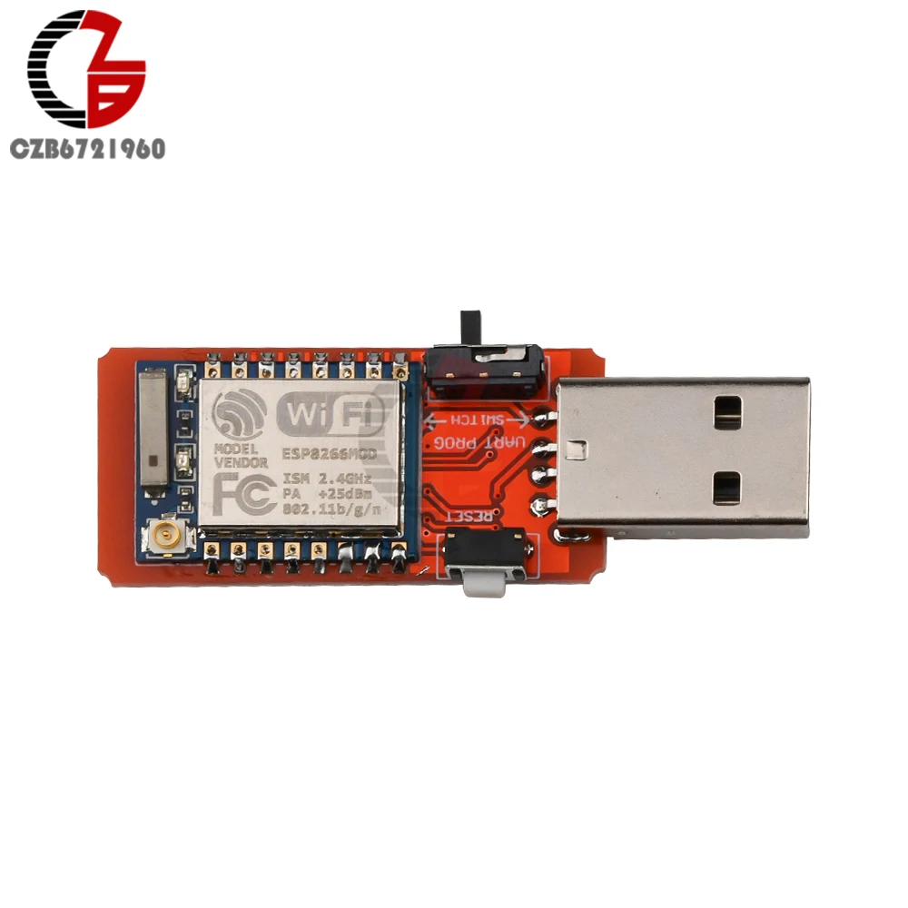 USB к ESP8266 ESP 07 ESP07 Беспроводной Wi Fi модуль Встроенная антенна 2 4G последовательный