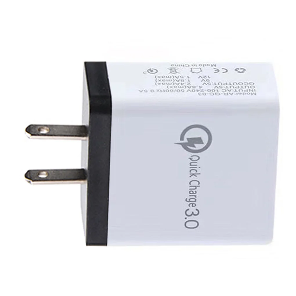 ЕС/США штекер Smart путешествия 3 USB зарядное устройство адаптер настенный портативный быстрая зарядка мобильного телефона для iPhone для Android