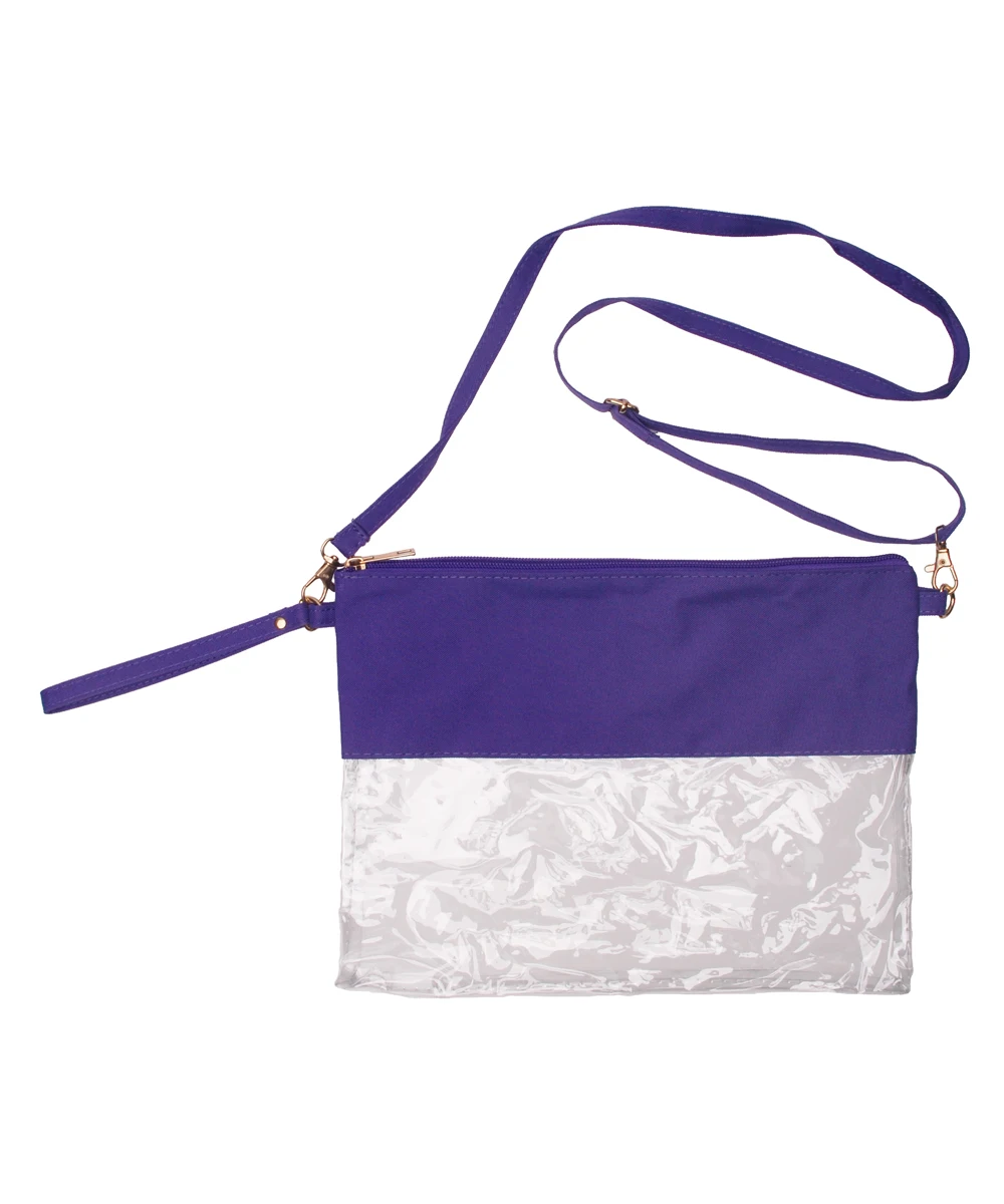 purple Прозрачные игра PVC сумки, Водонепроницаемый через плечо, клатч, водонепроницаемых сапог и ПВХ сапог, аксессуарные сумки косметический DOM1091056 - Цвет: purple