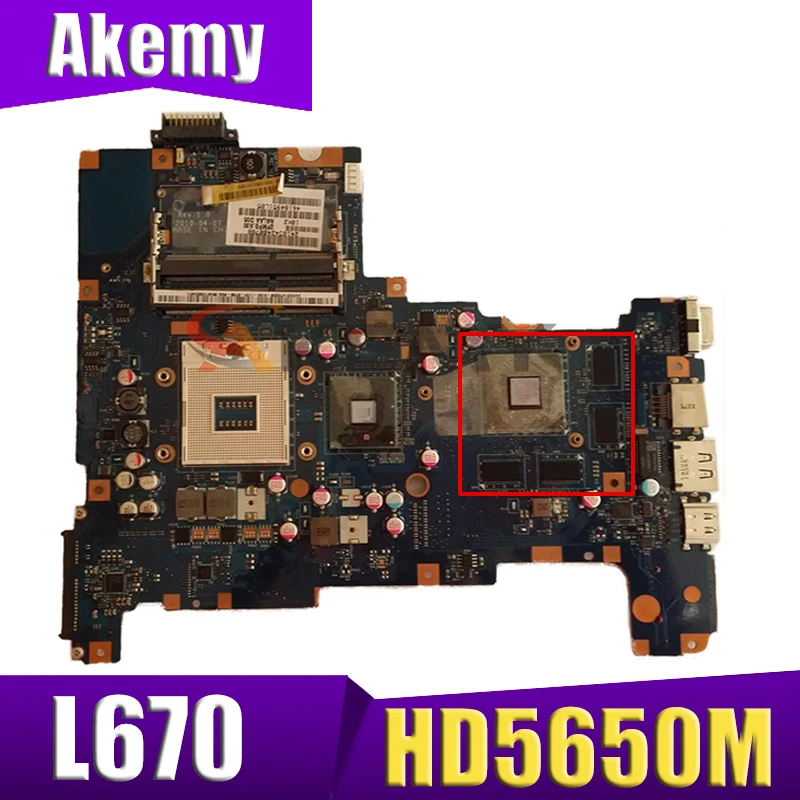 

AKEMY NALAA LA-6042P For toshiba satellite L670 K000103790 laptop motherboard HD5650M HM55 DDR3