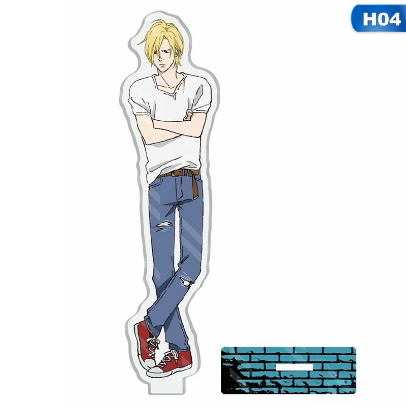

BANANA FISH Ash Okumura Eiji acrylic stand figure model plate holder cake topper anime