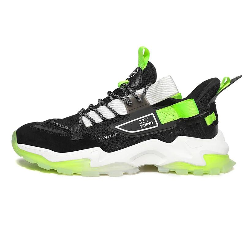

2021 Hot New Chunky Sneakers Men Shoes Black Outdoor Trend High Quality Platform Sports Jogging Running Shoes basketball shoes