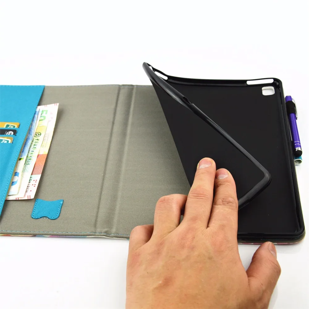 Чехол для Ipad pro 9 7 милые очки рисования чехол-книжка из искусственной кожи с