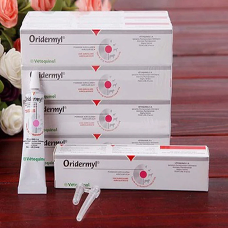 Vetoquinol Oridermyl капли для собак и кошачьих ушей 10 г инфекция ушного канала зуд вонючий