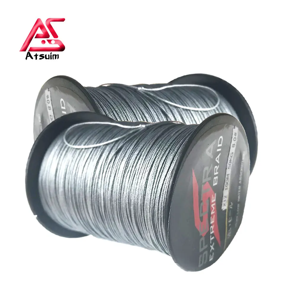 AS 8 Strands PE Braid Fishing Line 100M 300M 500M 1000M Multifilament Saltwater Weave Super Power Japanse | Спорт и развлечения