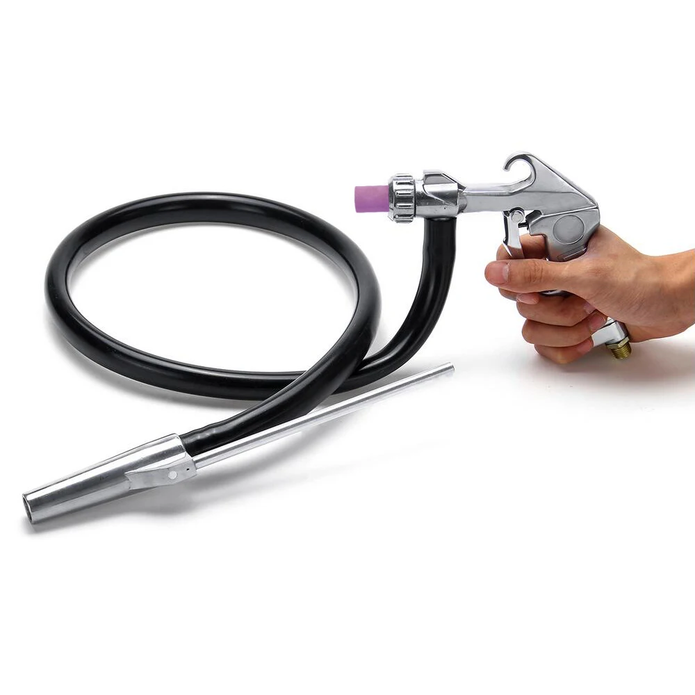 7Pcs Abrasive Air Sand Blasting Gun kit 1 ceramic nozzle steel Suction Pipe Industrial Sandblaster | Инструменты