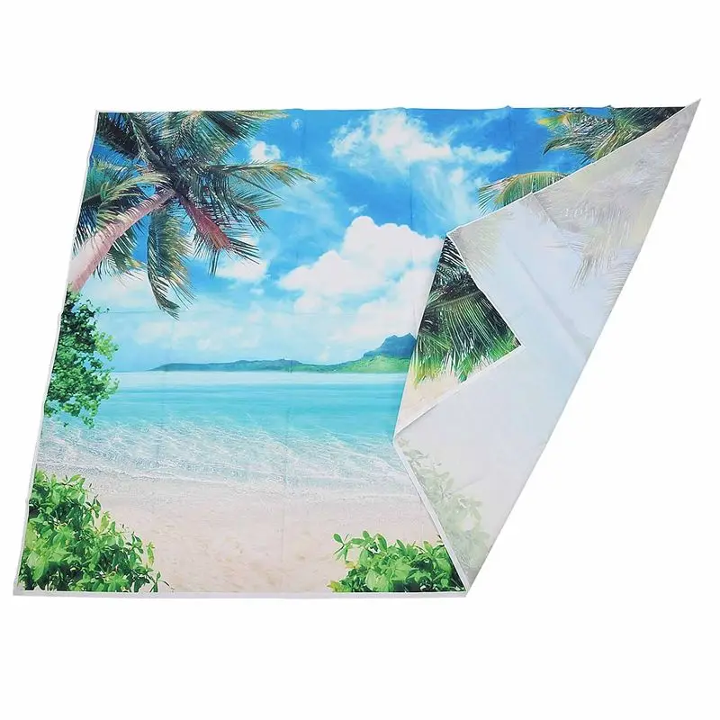 HOT 5X7ft Vinyl Photography Backdrops Background Photo Studio Sea Beach Model Stage | Электроника