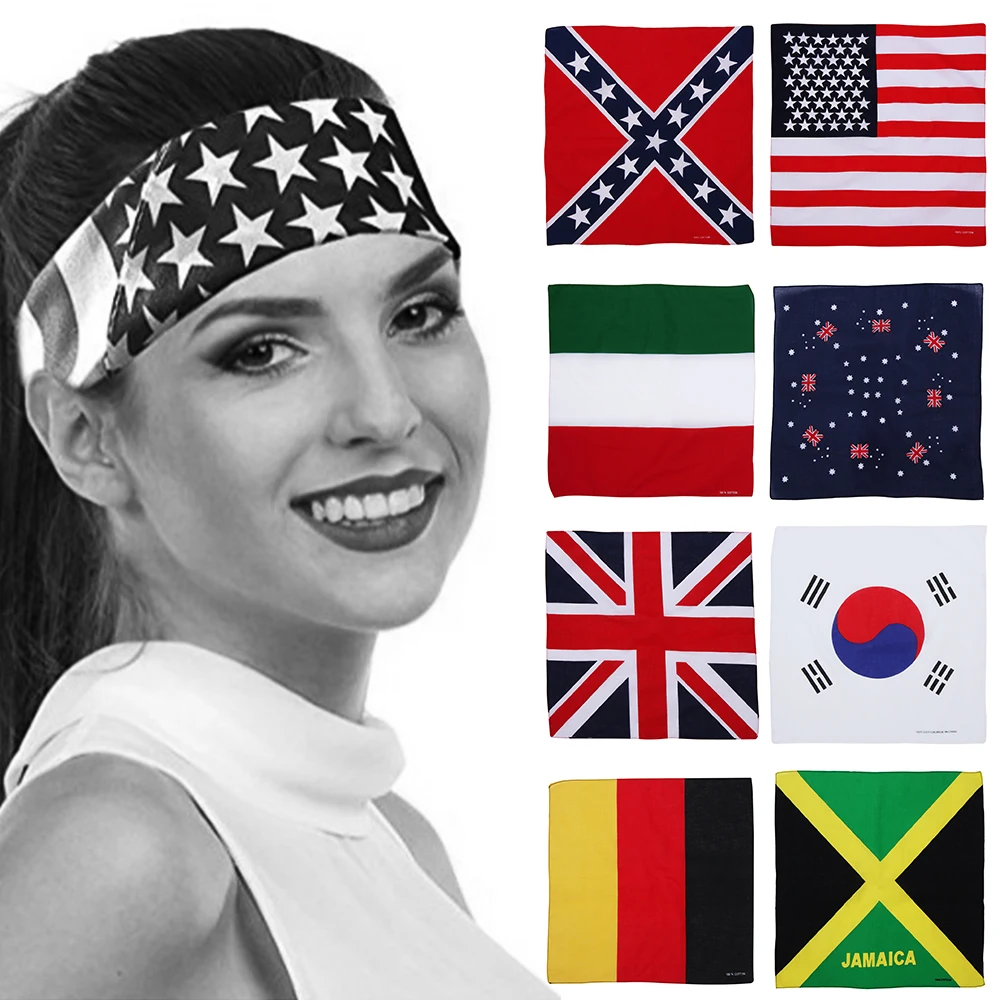 Новый 3D американский флаг бесшовные магия на открытом воздухе гетры шеи Для