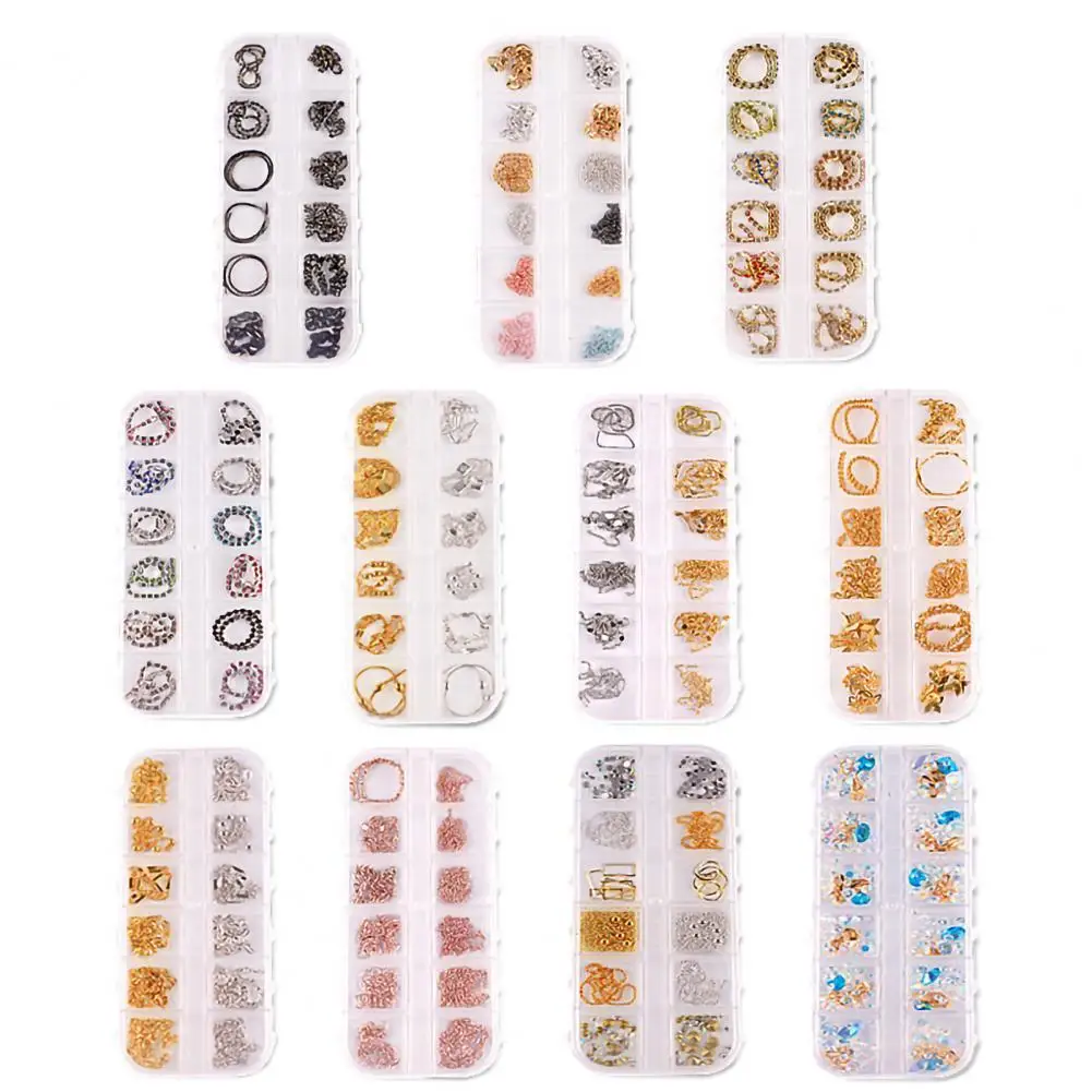 

Цепочка для ногтей, 12 ячеек/коробка