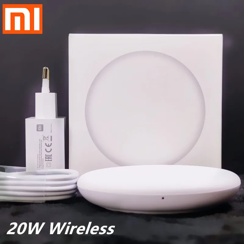 Беспроводное зарядное устройство Xiaomi 20 Вт умное с поддержкой - Цена: 2248.8