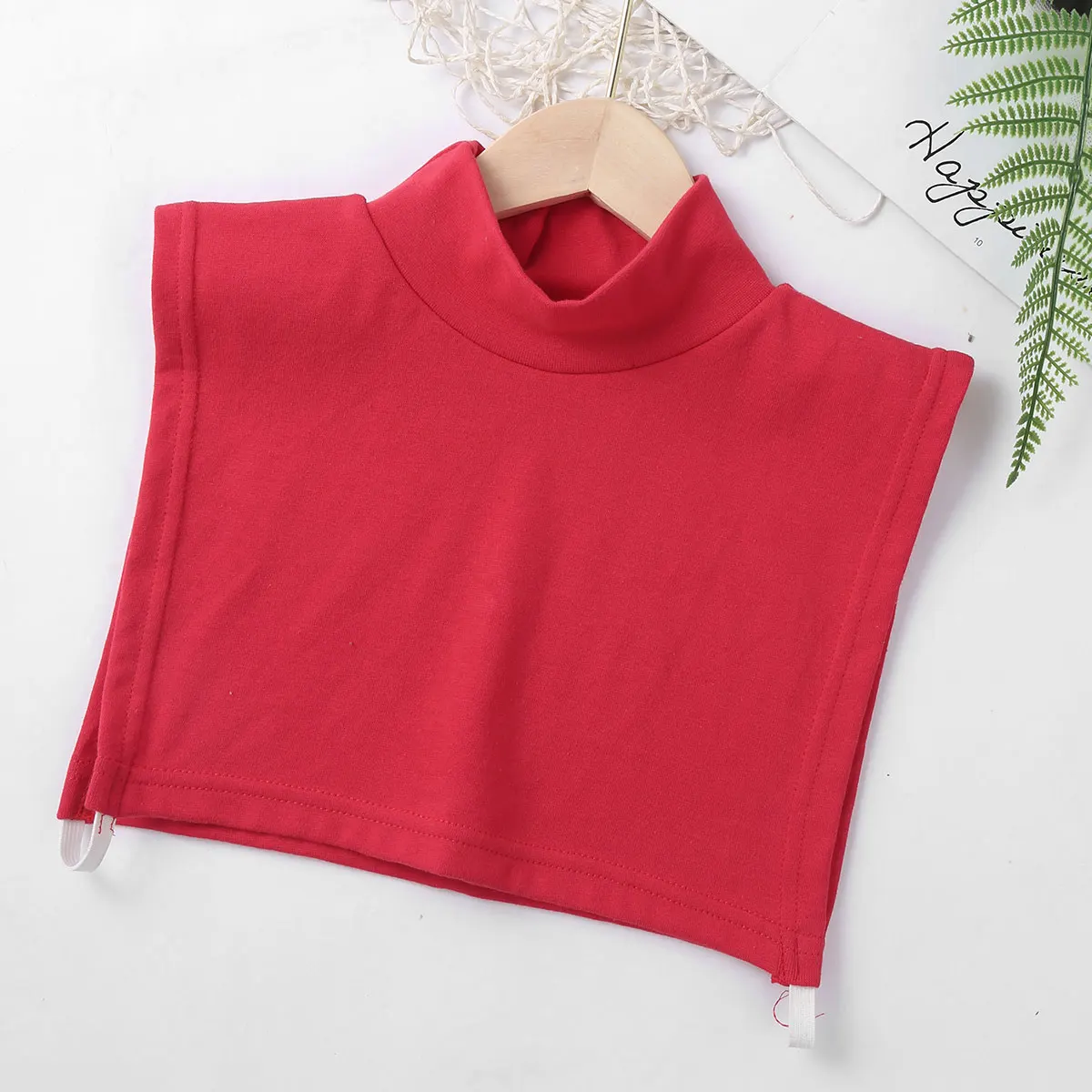 

Children Turtleneck Knitted Fake Collar Knitting Pullover Warm Soft False Collar Warmer Cotton Collar Neck Cover for Winter