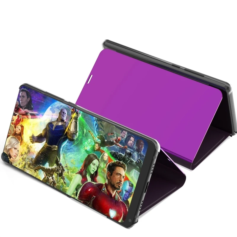Smart Mirror For OPPO Realme 5 Pro Case Stand Flip Cover View 3 Cases Funda | Мобильные телефоны и аксессуары