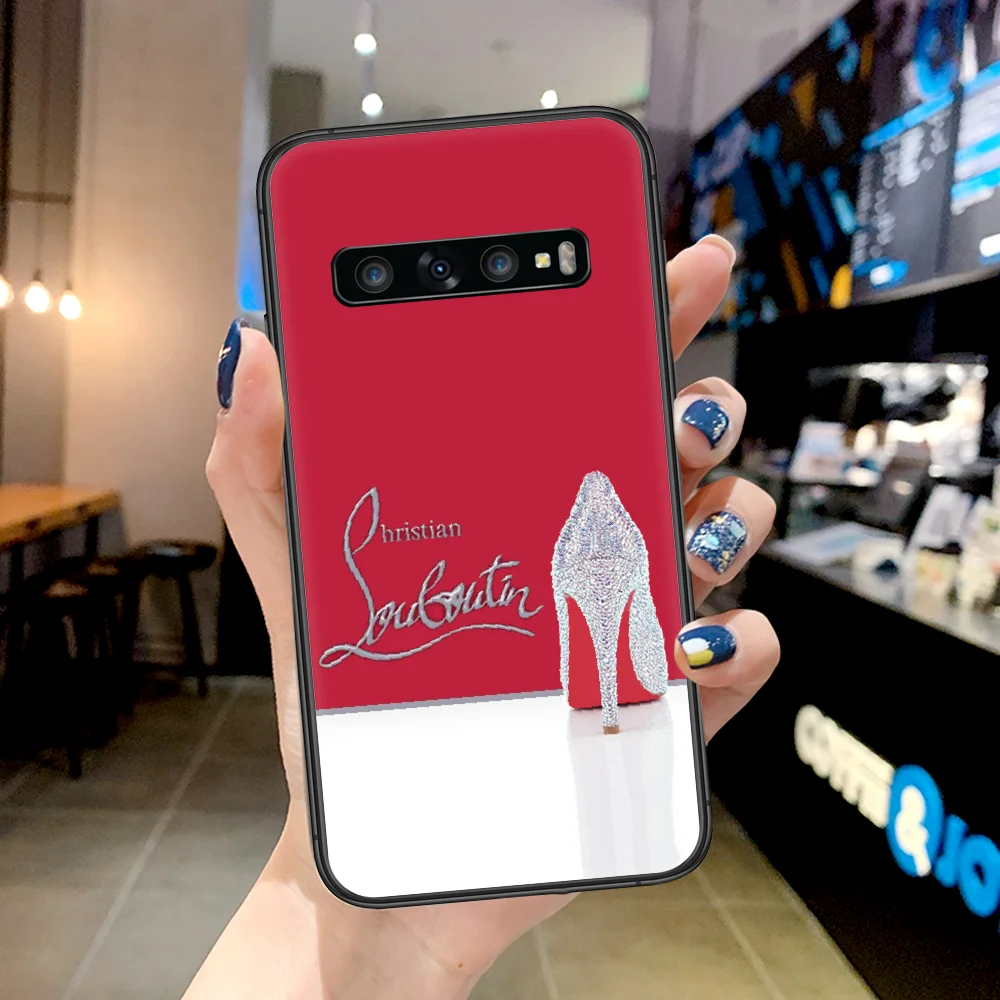 

Fashion Luxury C-Christians Phone Case For Samsung Galaxy Note S 8 9 10 20 Plus E Lite Uitra black Funda Silicone Prime Luxury