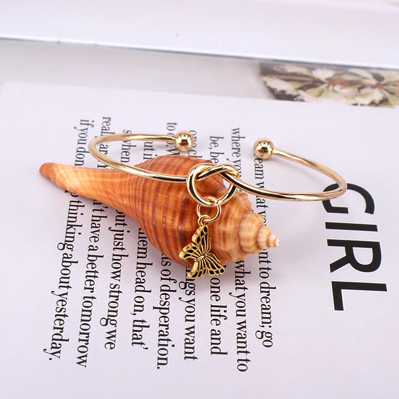 5 шт. Модные женские ювелирные изделия браслеты с подвесками в виде бабочек для