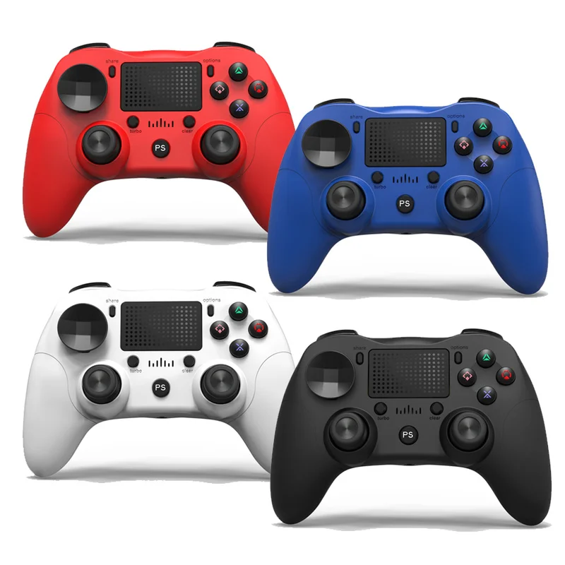 

Bluetooth-геймпад, беспроводной контроллер для PS4/Pro/Slim, игровой джойстик, контроллер для ПК/Android с сенсорной панелью