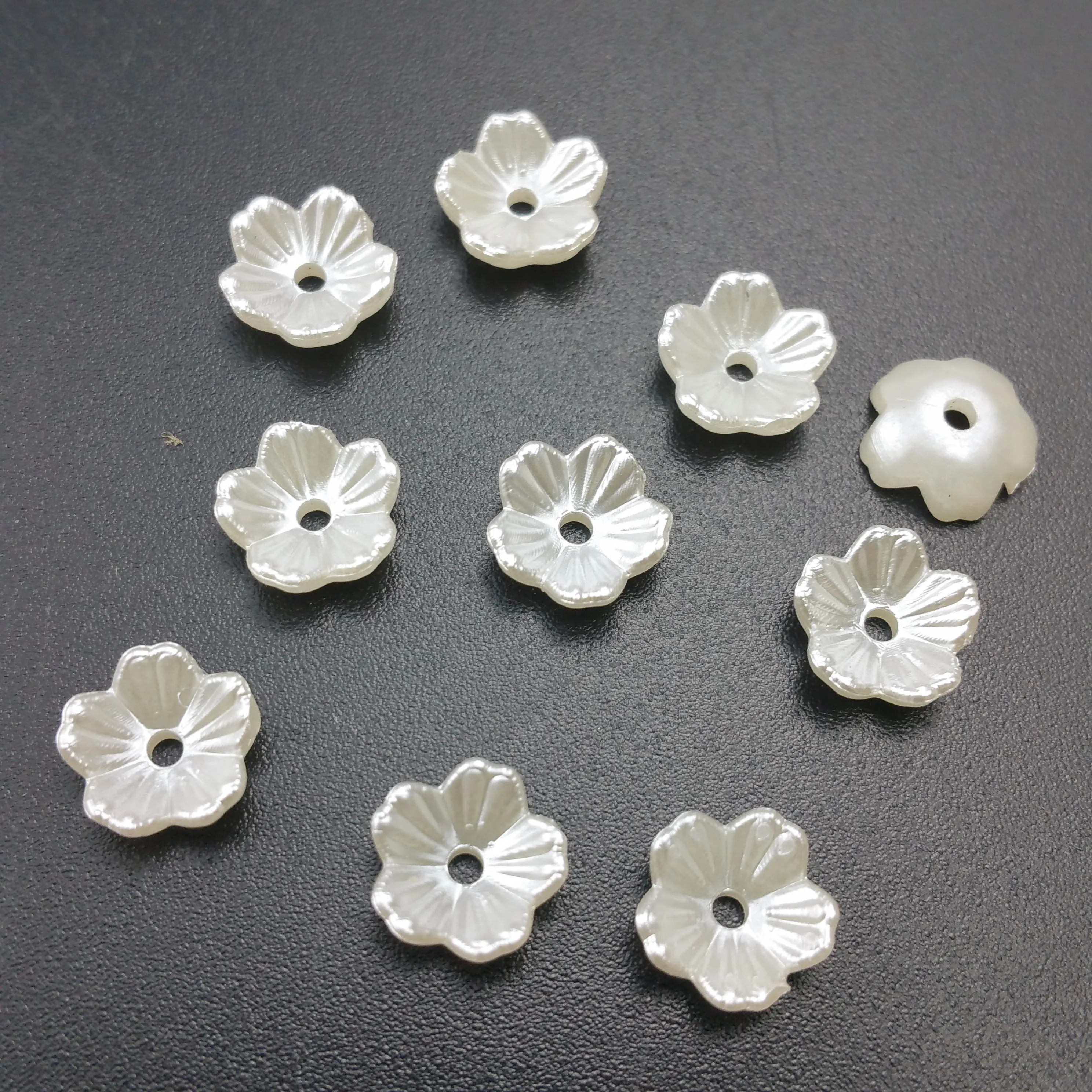 

50pcs/Lot 8 /10mm Flower Loose Spacer Bead Caps Cone End Beads Cap Filigree For DIY Jewelry Finding Making