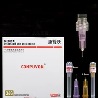 compvo 34g medical disposable needle needle beauty micro needle syringe small needle beauty plastic surgery