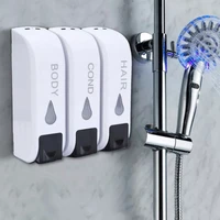 12oz wall mounted liquids soap dispenser 123 chamber bathroom shower shampoo soap dispenser