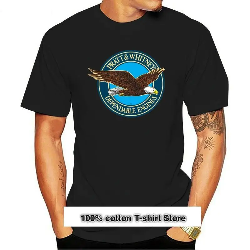 

Nuevo hombres jóvenes Pratt-y Whitney-logotipo-algodón de manga corta Camisetas