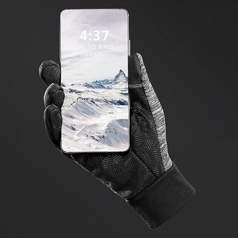 

Waterproof Gloves Full Finger Screentouch for Men Women Outdoor Sport Winter Windproof EDF88