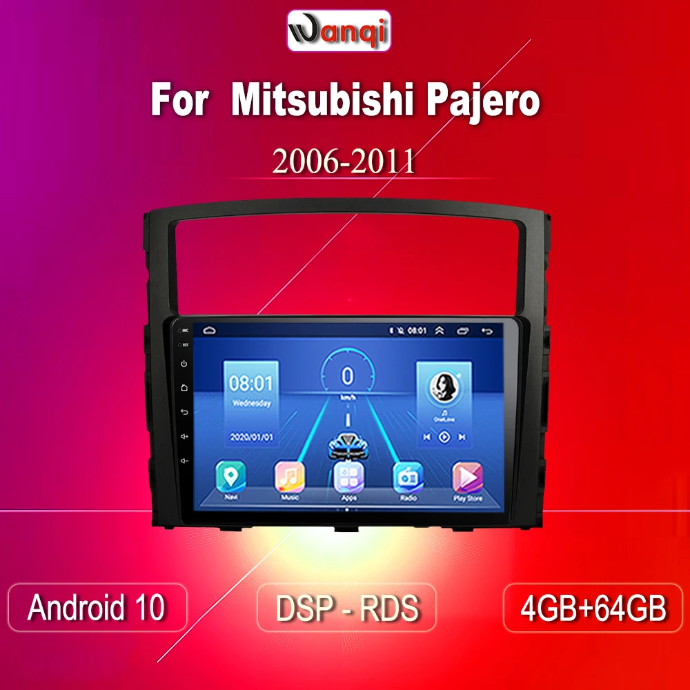 

For Mitsubishi Pajero 4 V80 V90 2006 - 2011 Car Radio Multimedia Video Player Navigation GPS AHD DSP 5.0