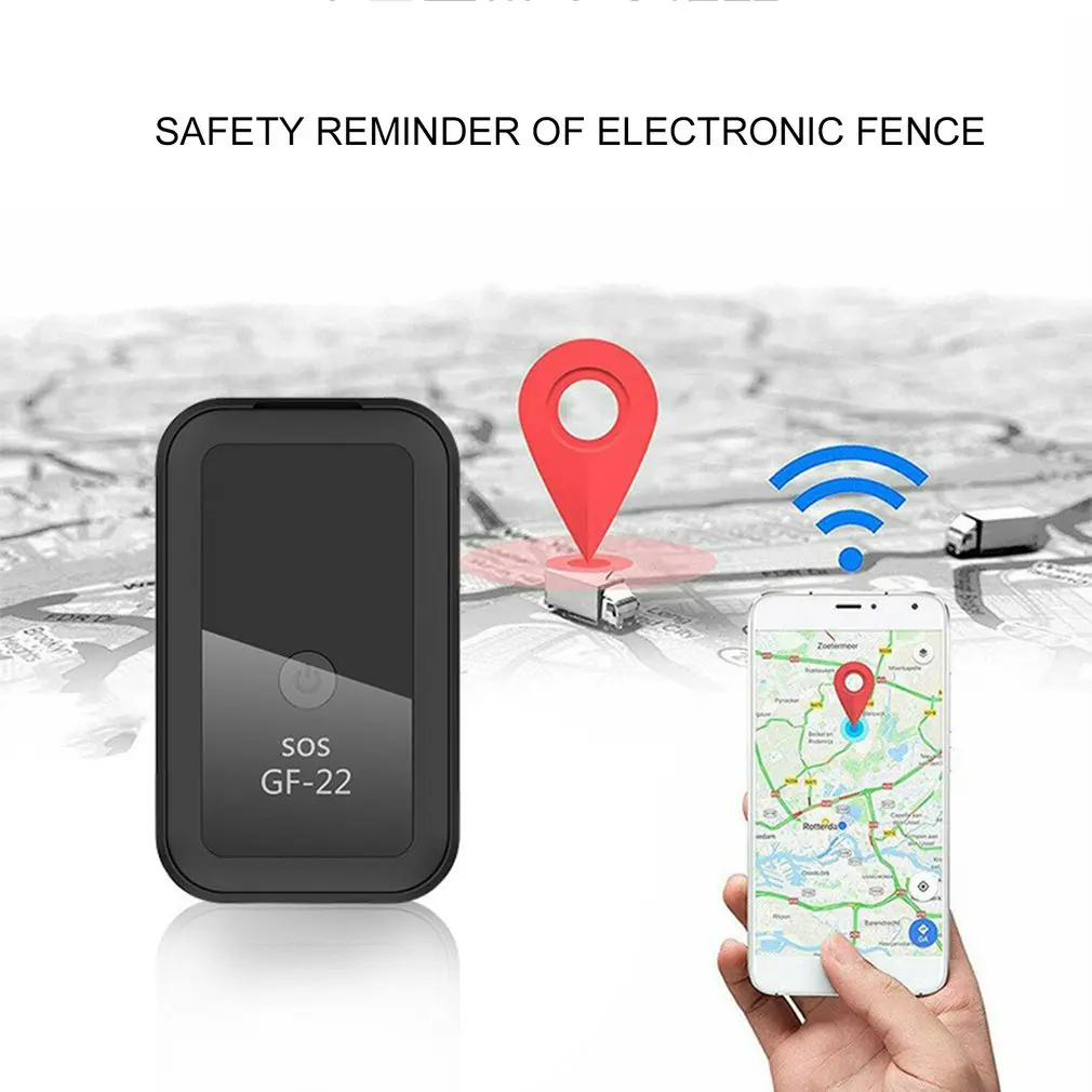 GF22 GPS в реальном времени автомобильный трекер Голосовое управление устройство против потери локатор против потери точное мини-позициониро...